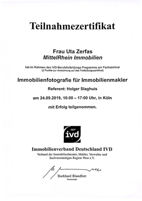 Mittelrhein Immobilien - Uta Zerfas, Andernach