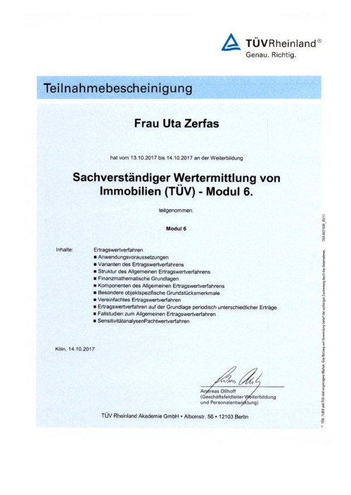 Mittelrhein Immobilien - Uta Zerfas, Andernach